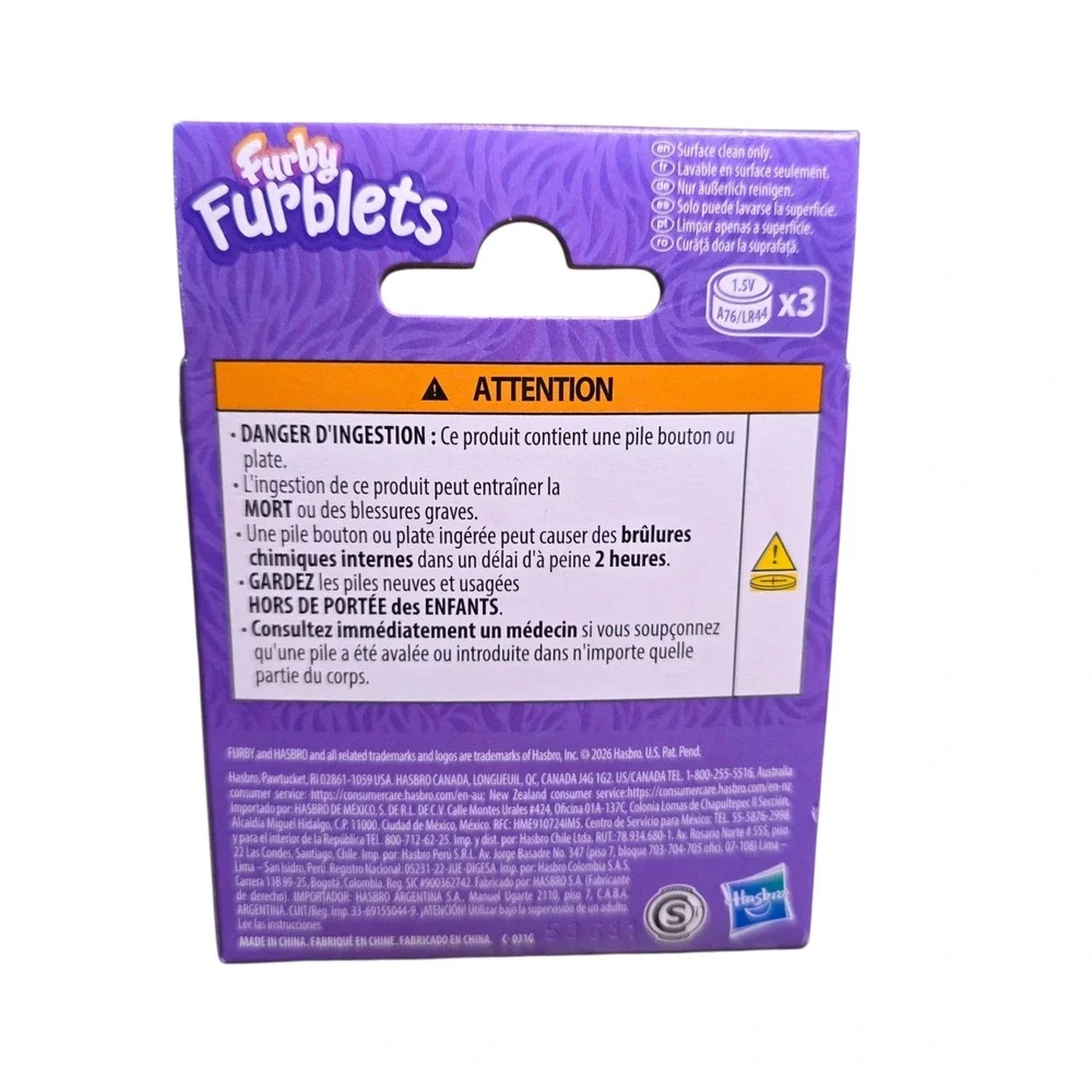 Hasbro Furby Furblets Meri Kah Mini Electronic Plush Interactive 45+ Sounds NEW